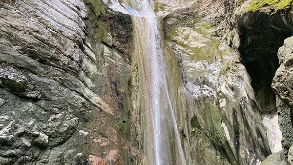 Dimossari Waterfalls in Nydri