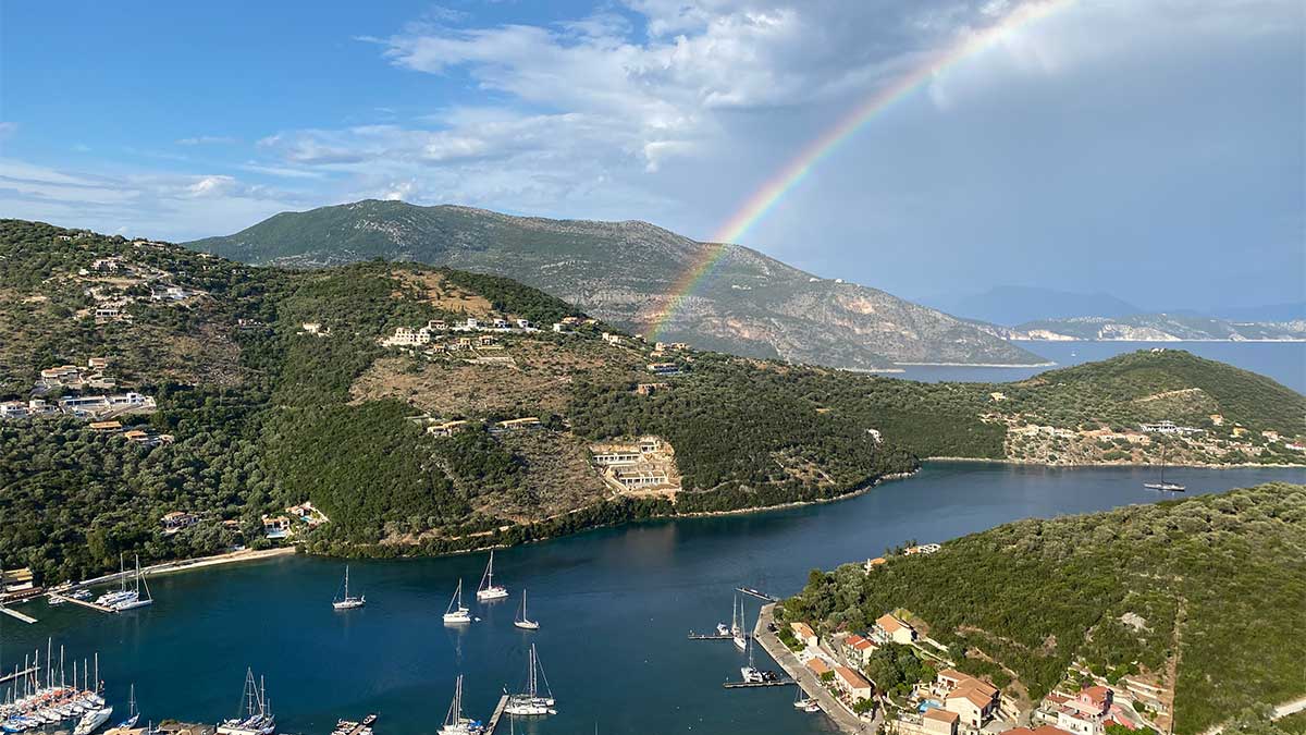 Rainbow in Sivota Lefkada